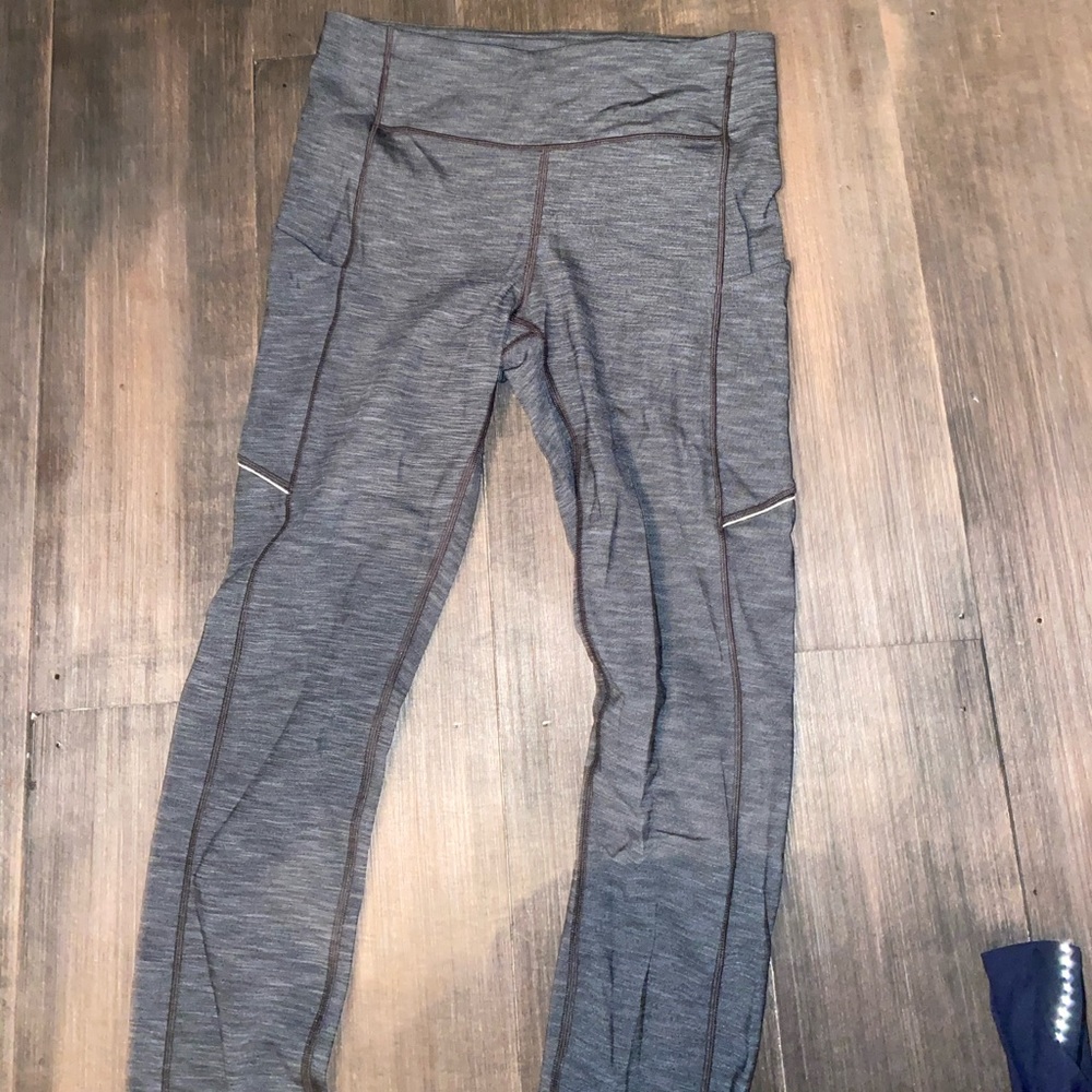 lululemon grey speed up leggings
